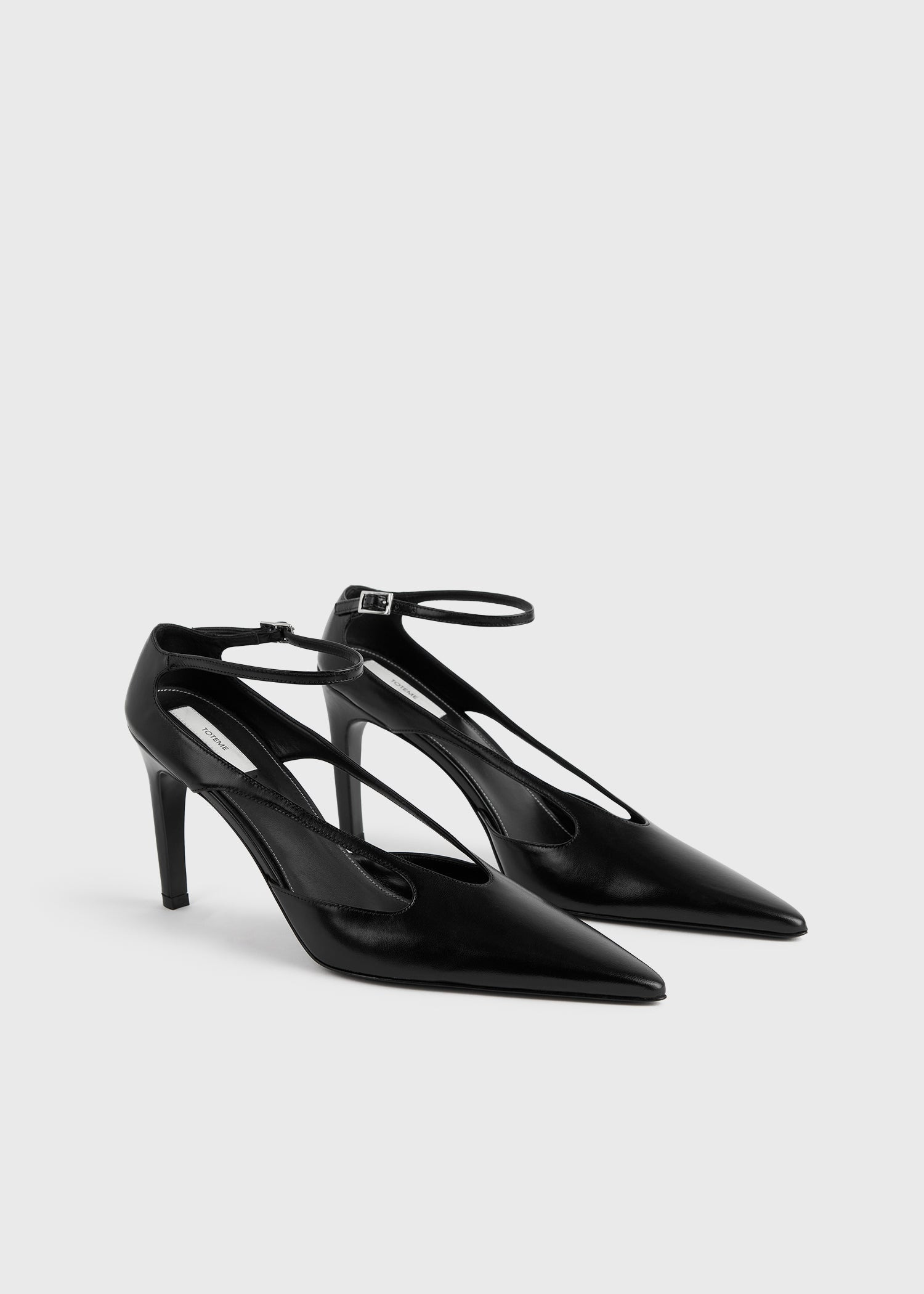 Leather stiletto pumps black - 7