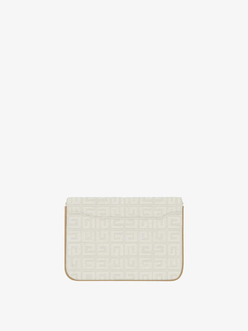 MEDIUM 4G BAG IN 4G EMBROIDERY WITH CHAIN 5