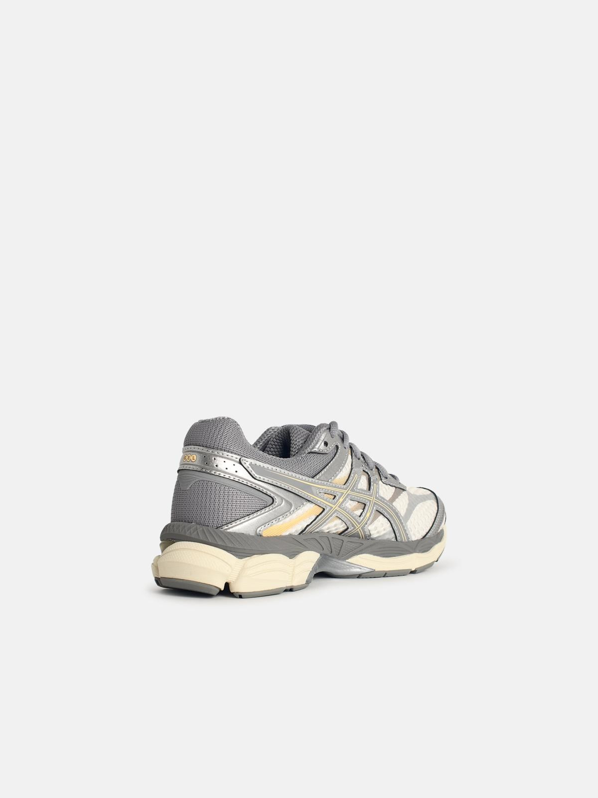 'CUMULUS' SNEAKERS IN CREAM AND GREY TECHNICAL FABRIC - 3