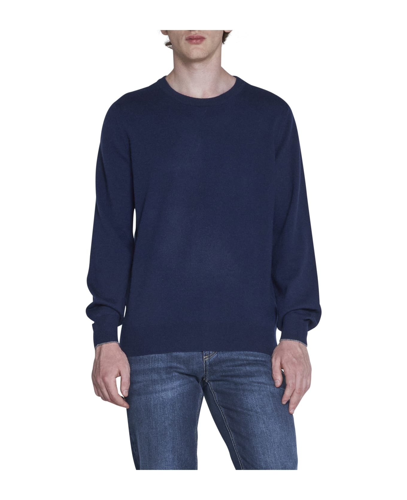 Crewneck Knitted Sweater - 2
