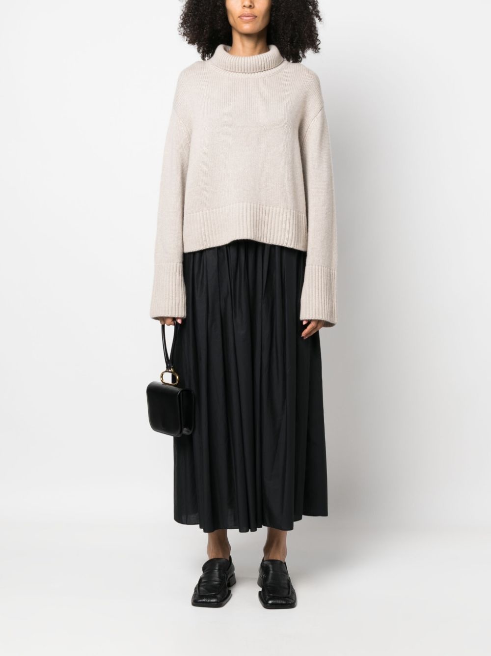 roll-neck cashmere jumper - 2