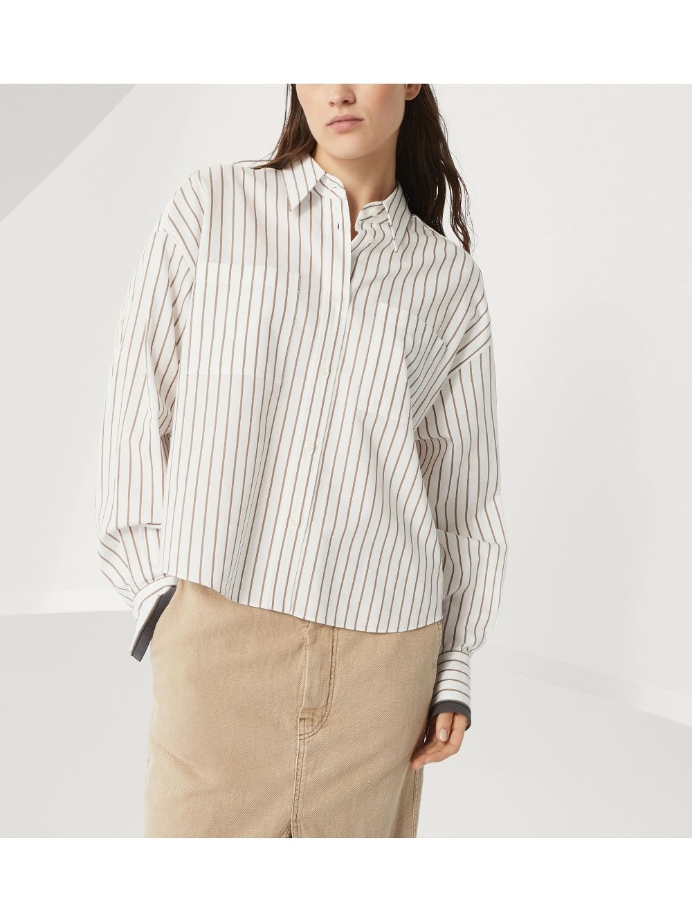 Monili-trim shirt - 3