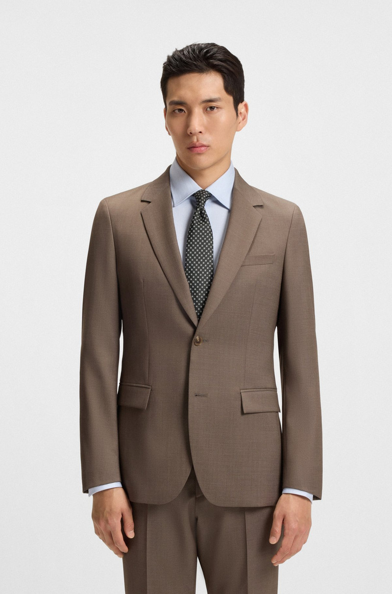 BOSS SILK-BLEND TIE WITH JACQUARD PATTERN outlook