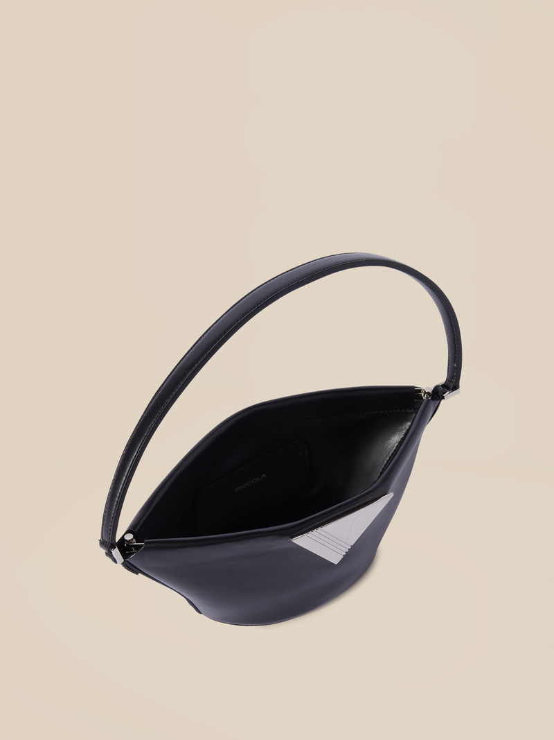 ''PICCOLA'' BLACK SHOULDER BAG 4