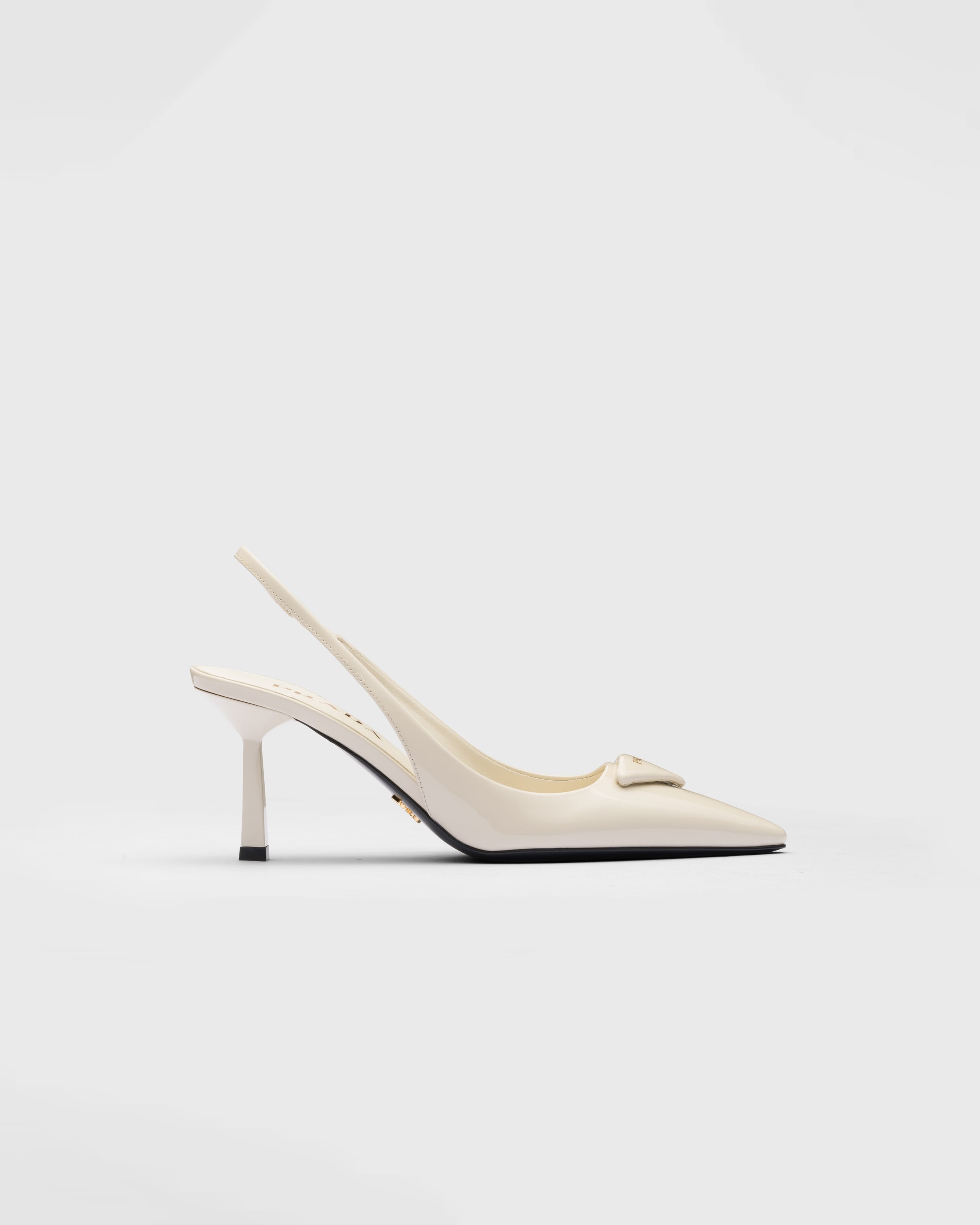 Patent leather slingback pumps - 2