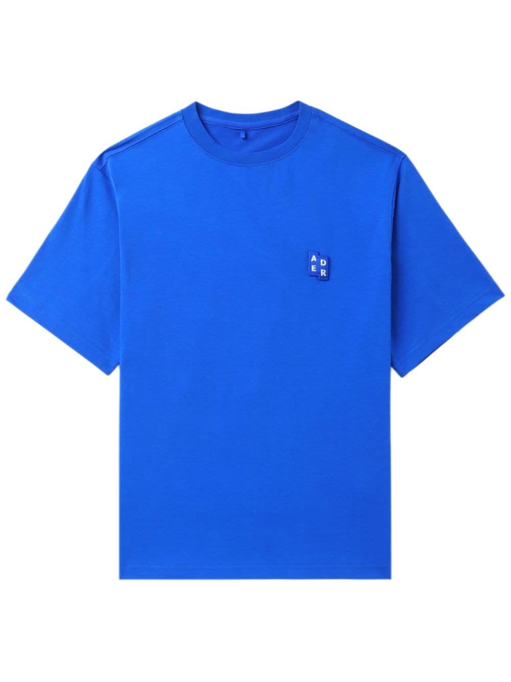 Tetris-appliquÃ© cotton T-shirt - 1