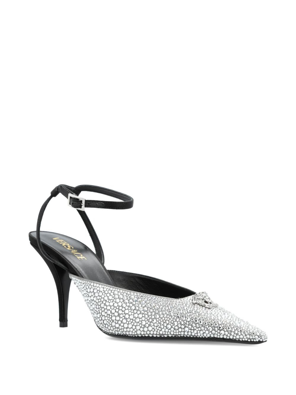 85mm Crystal La Medusa slingback pumps - 2