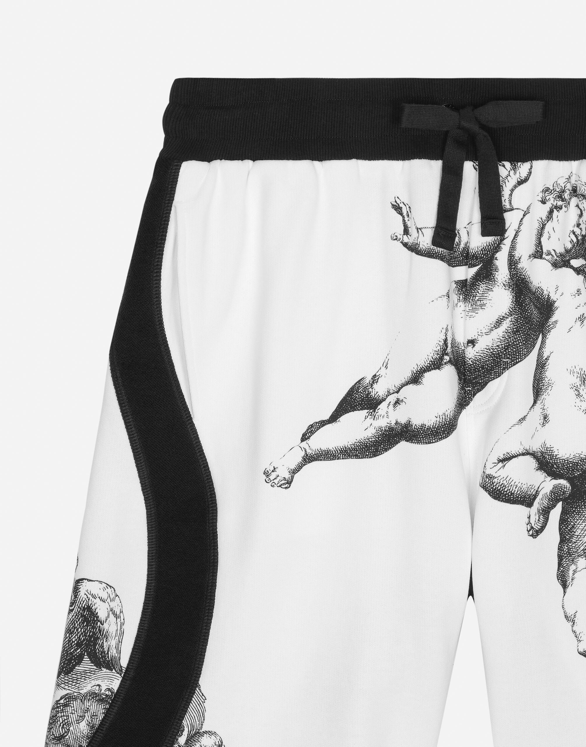 Angel-print shorts BLANCO DOLCE&GABBANA - 4