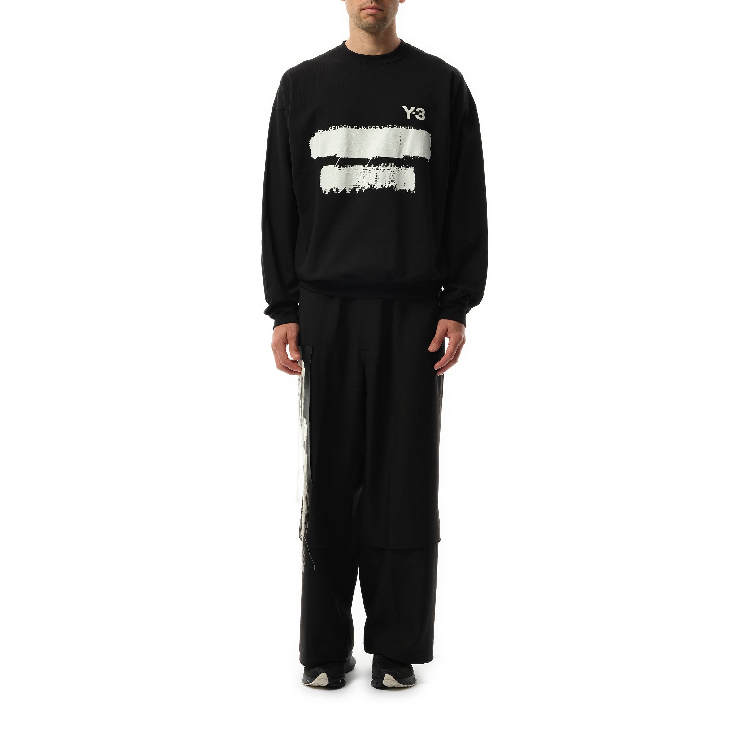 Unisex Pun Logo Sweatshirt in Black - 4