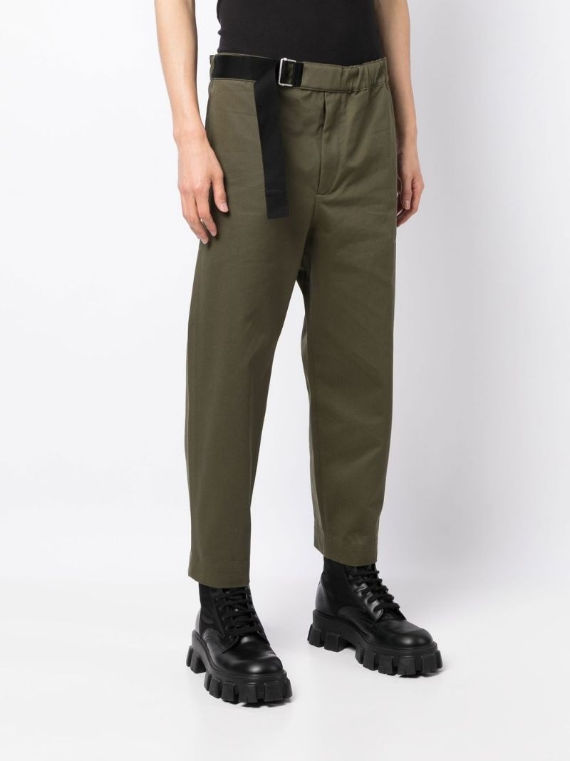 OAMC Regs belted cropped trousers | REVERSIBLE