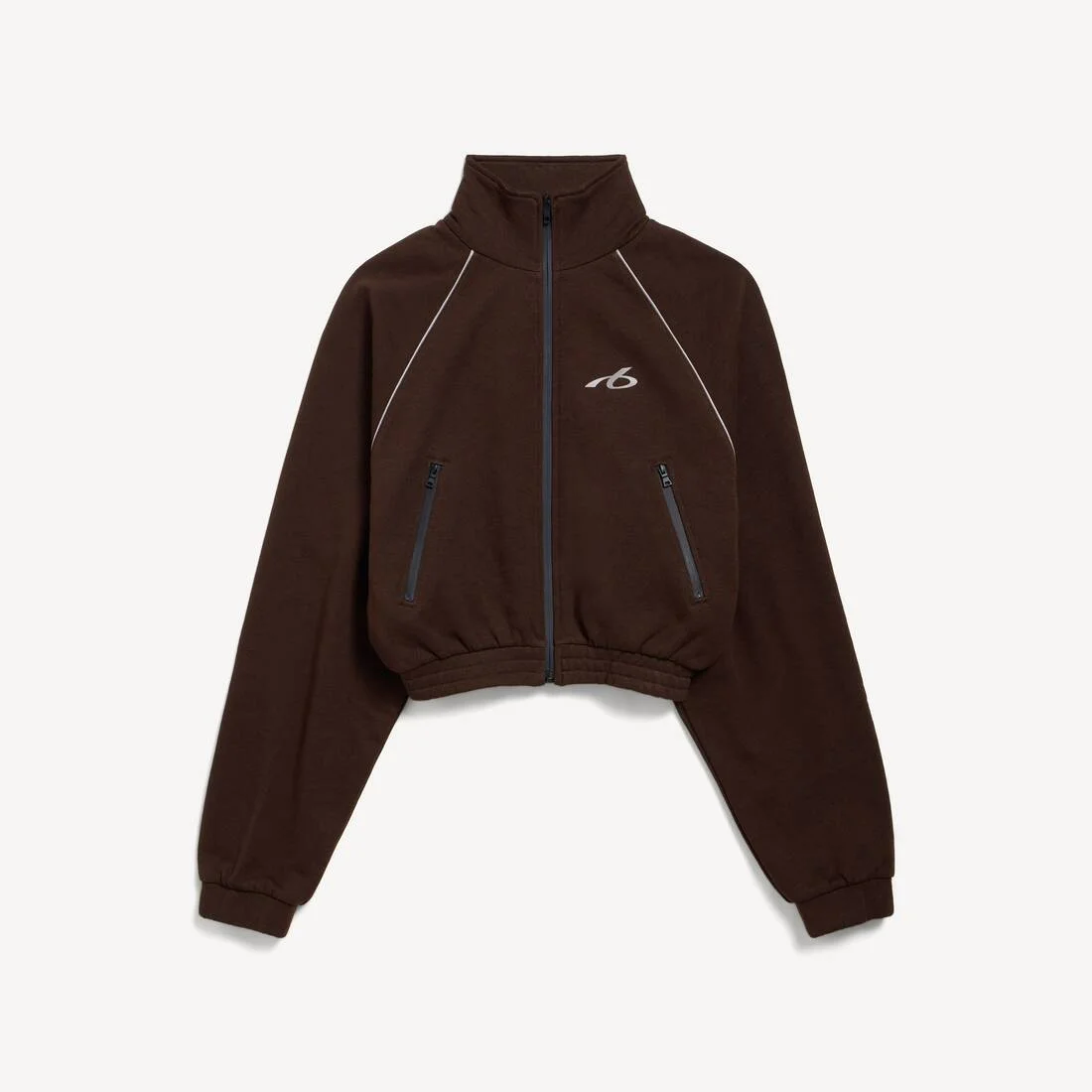 Women's Techwear Tracksuit Jacket in Moka - 1