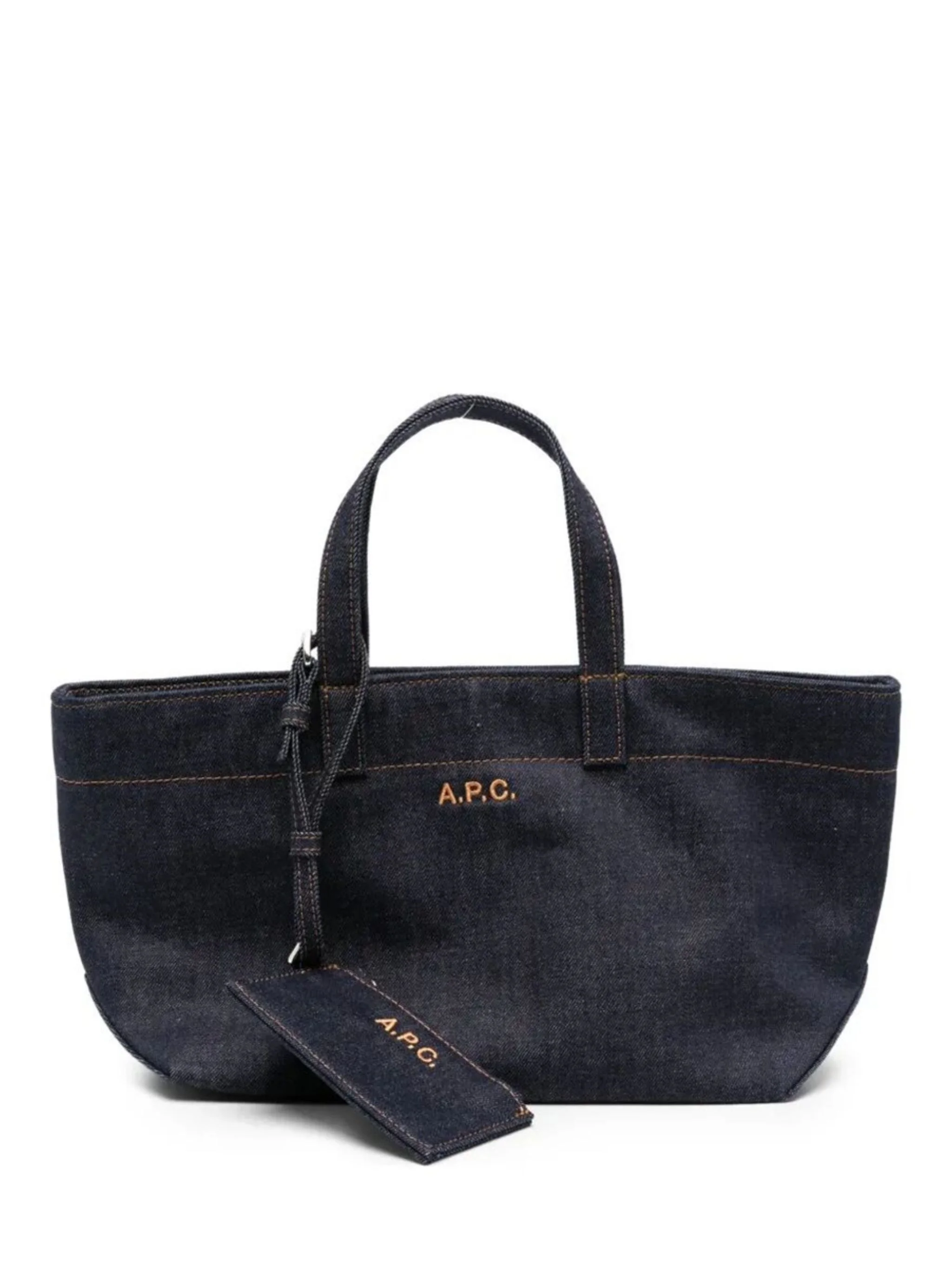 A. P.C. Shoulder Bag Small "Le Drummer Toile" - 1