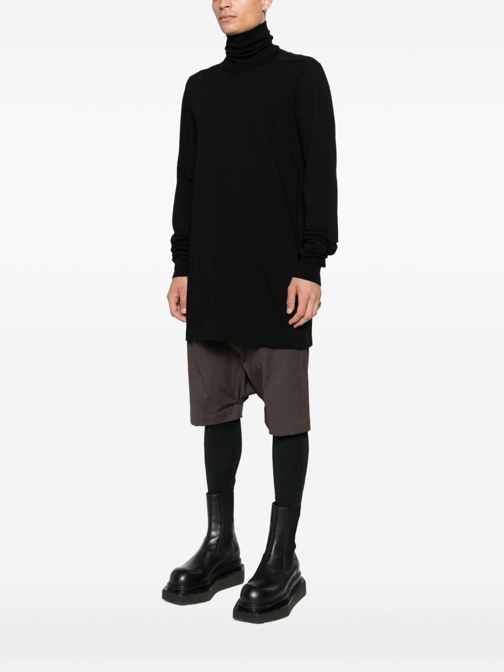 cotton long-sleeve T-shirt - 3