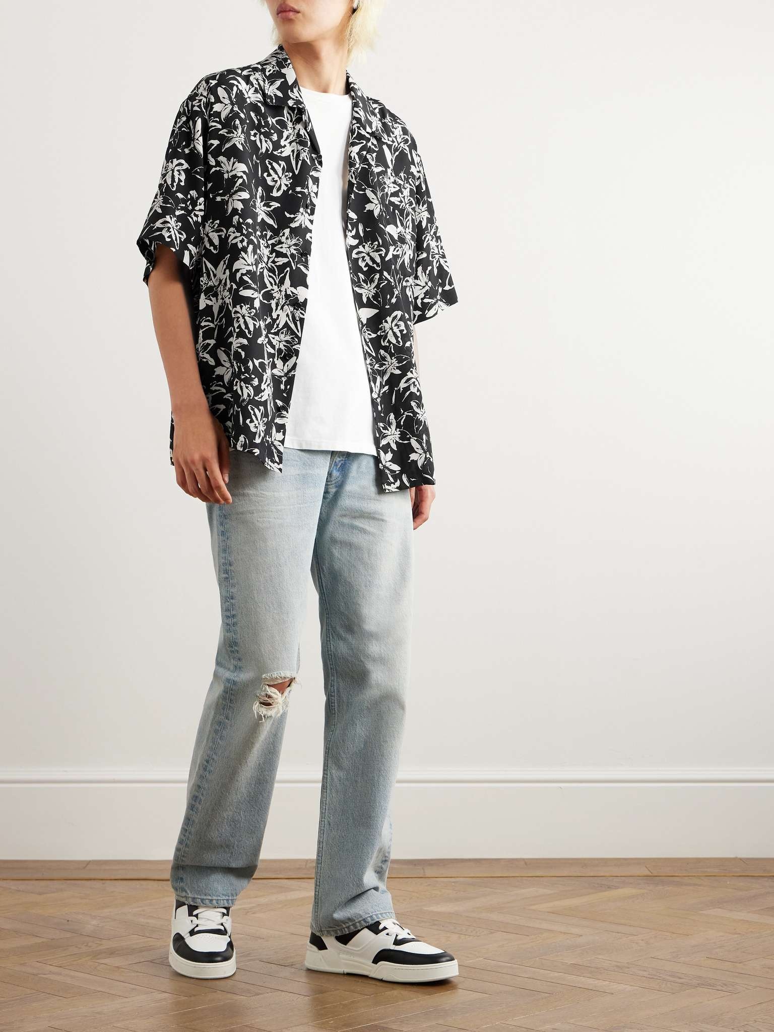 【関税・送料込み】 Celine Hawaii shirt HAWAIIAN SHIRT IN PRINTED CRÊPE DE CHINE - | CELINE