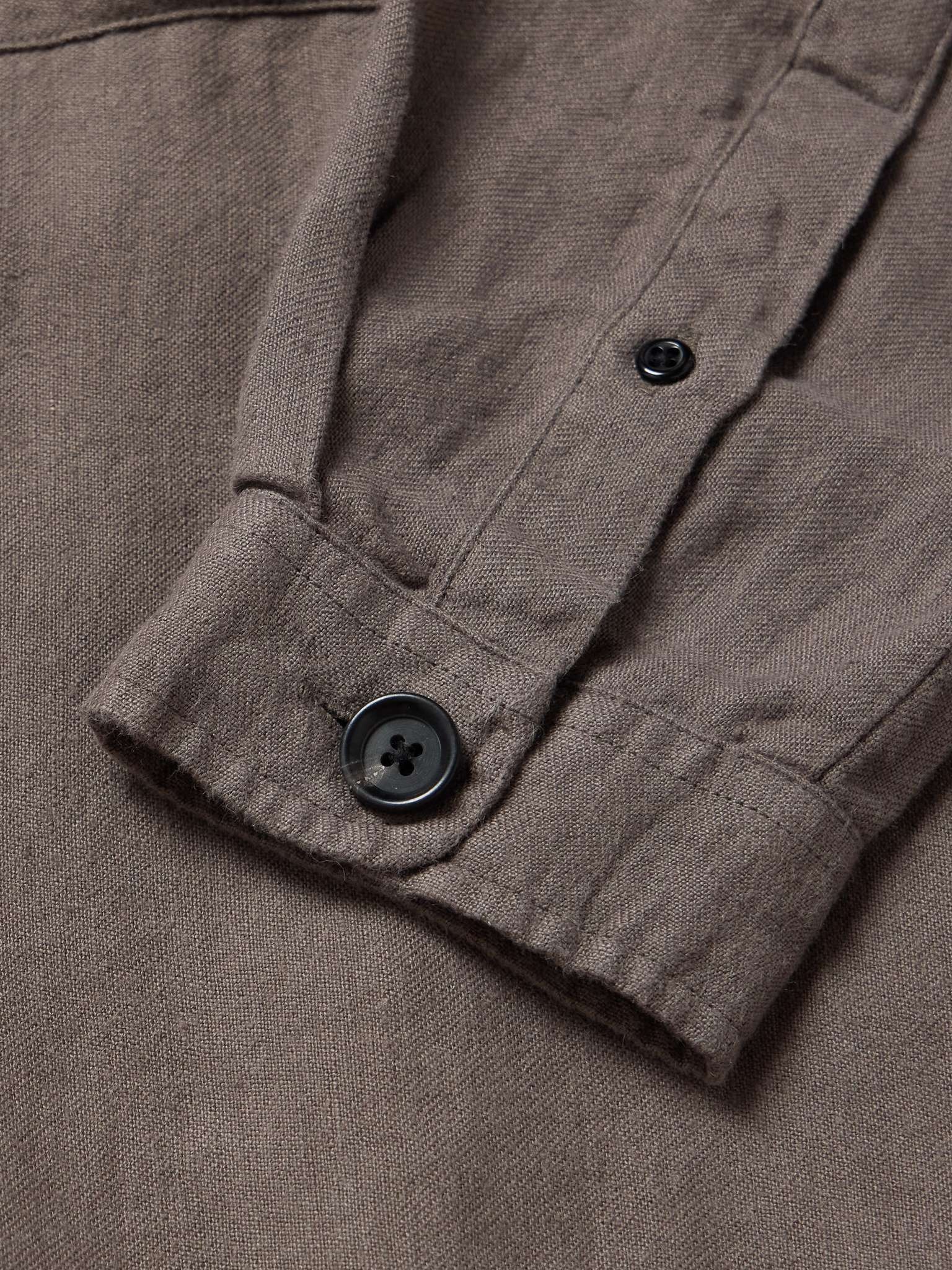 Milford Houndstooth Cotton and Linen-Blend Jacket - 4
