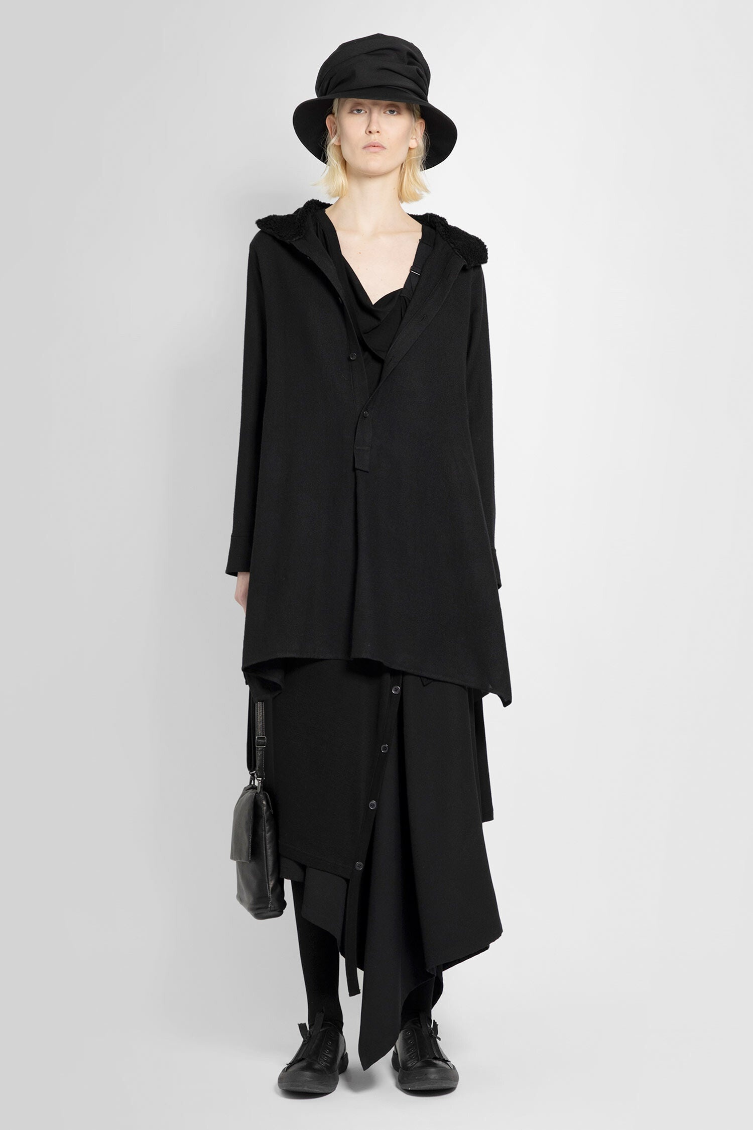 YOHJI YAMAMOTO WOMAN BLACK DRESSES - 1