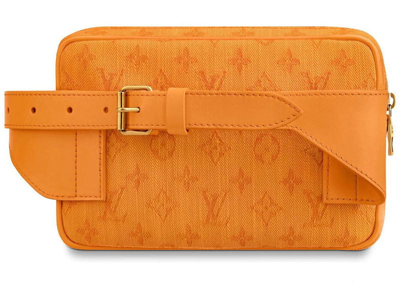 Louis Vuitton Louis Vuitton Outdoor Bumbag Monogram Denim Ocre outlook