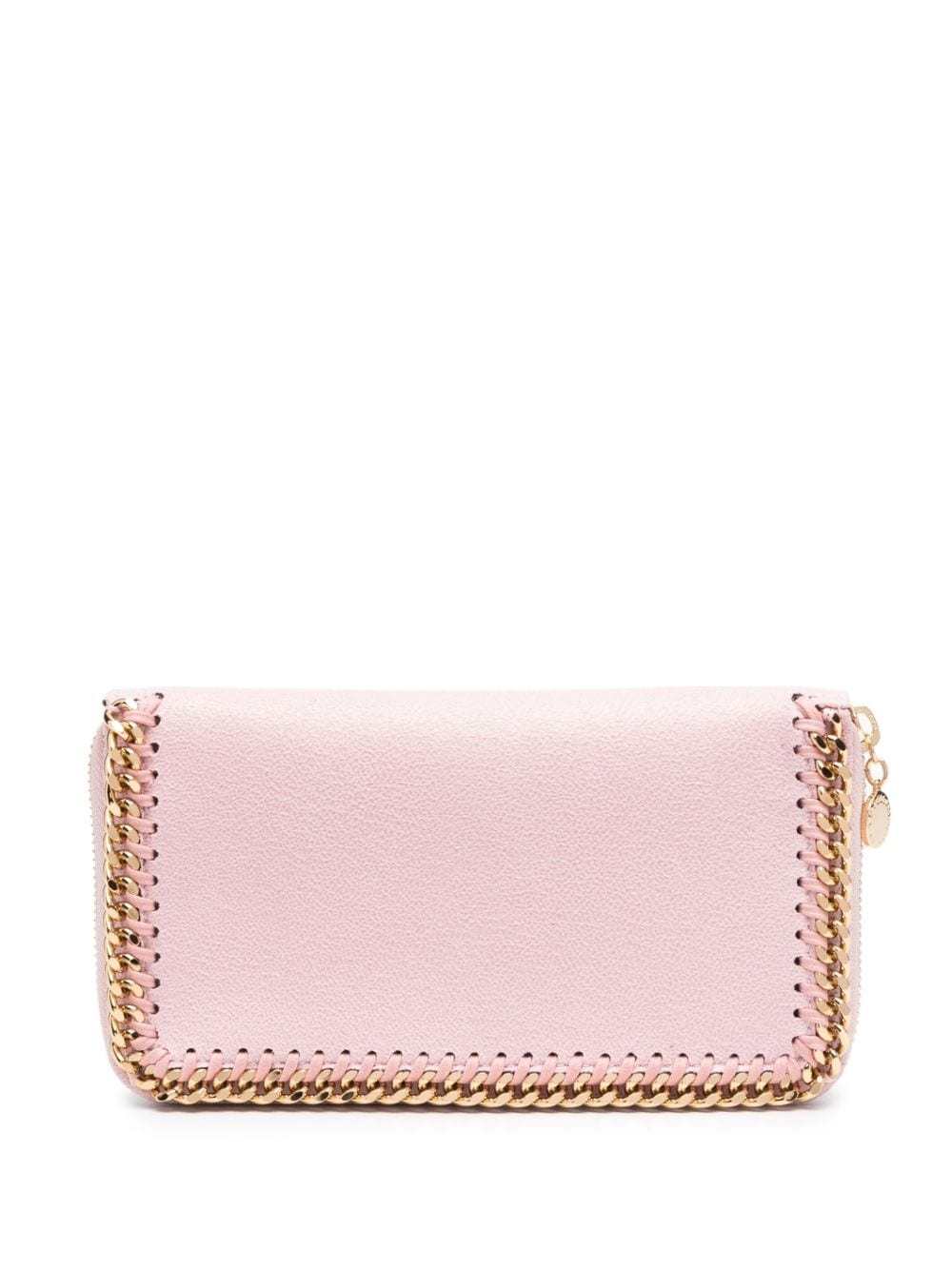 chain-detailed leather wallet - 1