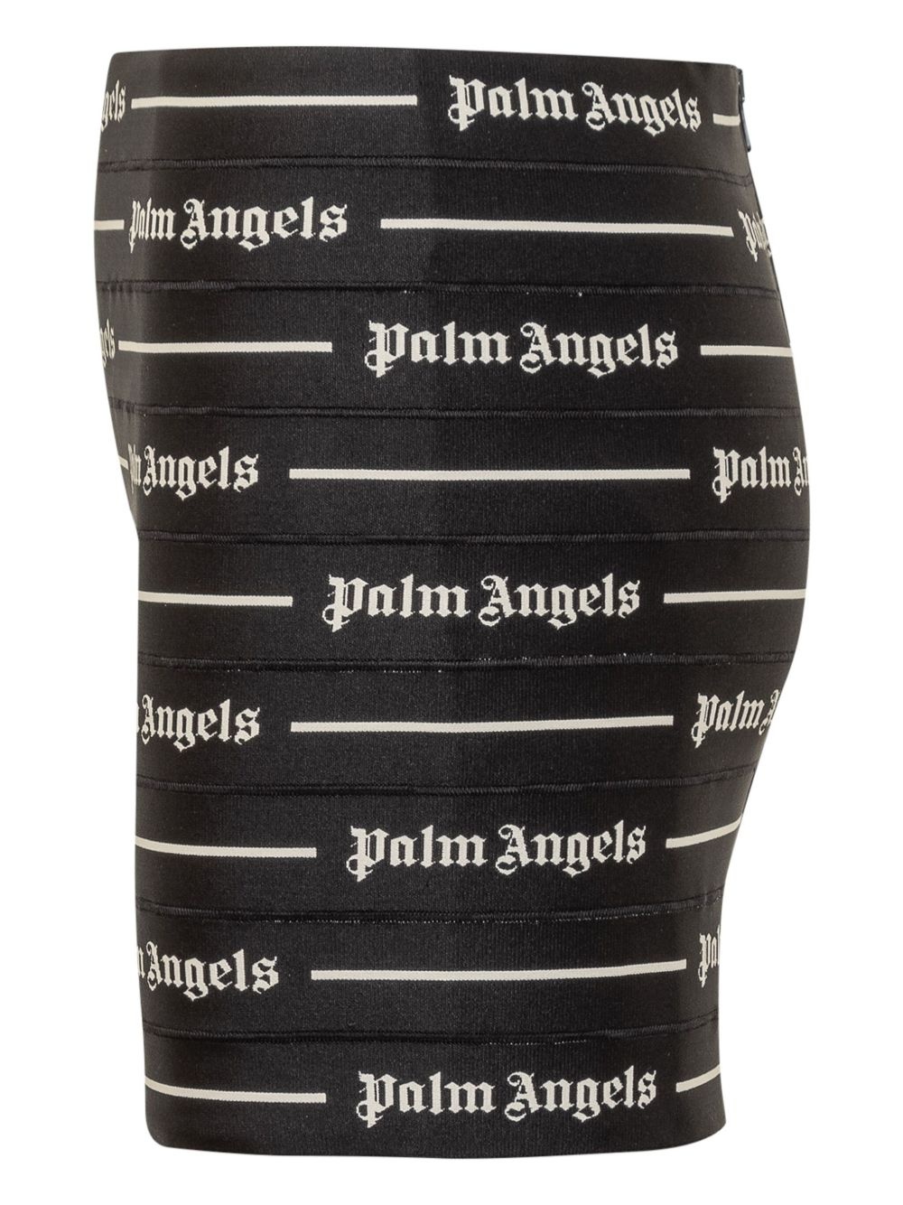 logo-print mini skirt - 3