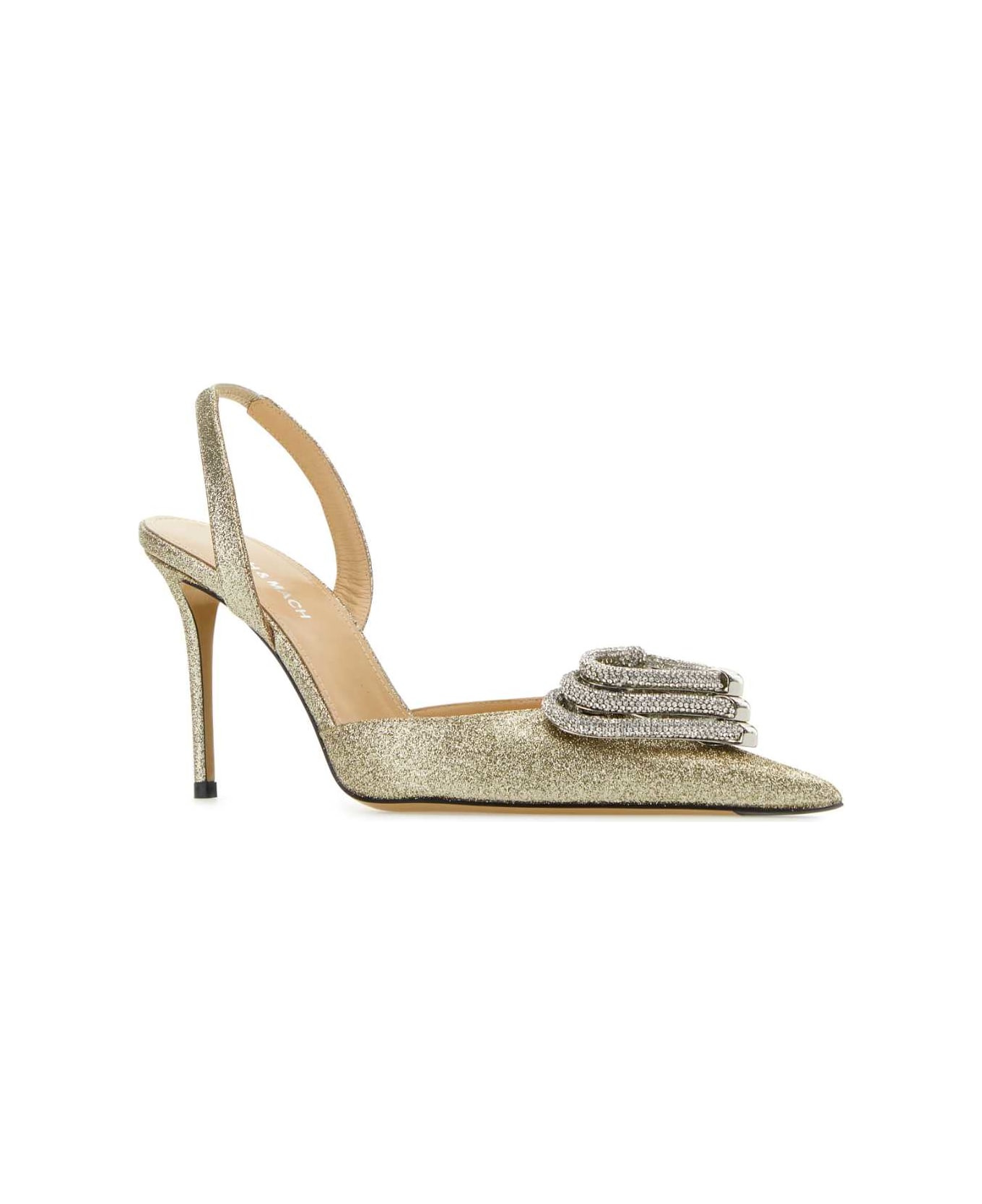 Platinum Fabric Pumps - 2
