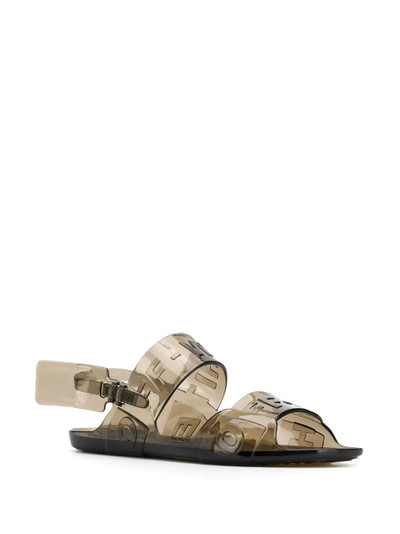 Off-White zip tie sandals outlook