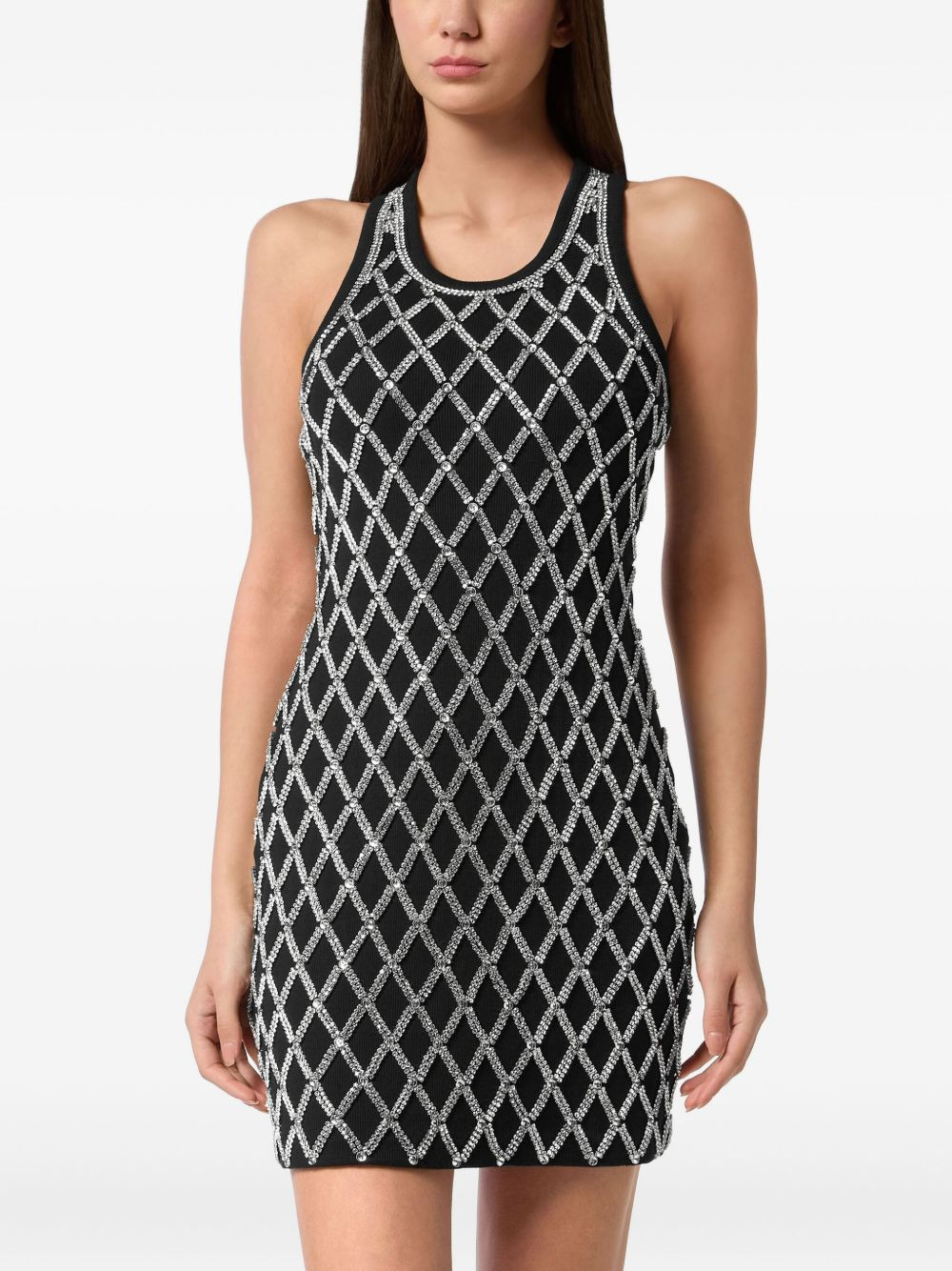 Crystal Net mini dress - 3