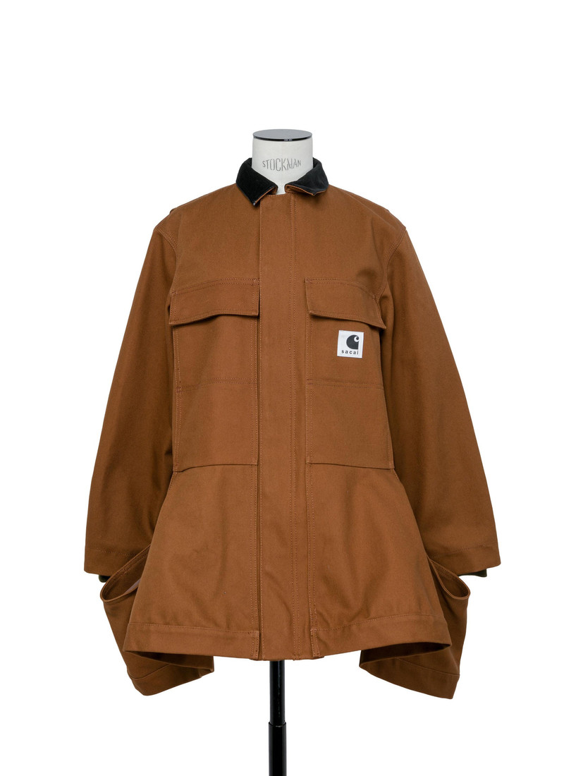 sacai Carhartt WIP Duck Bonding Dress Coat outlook