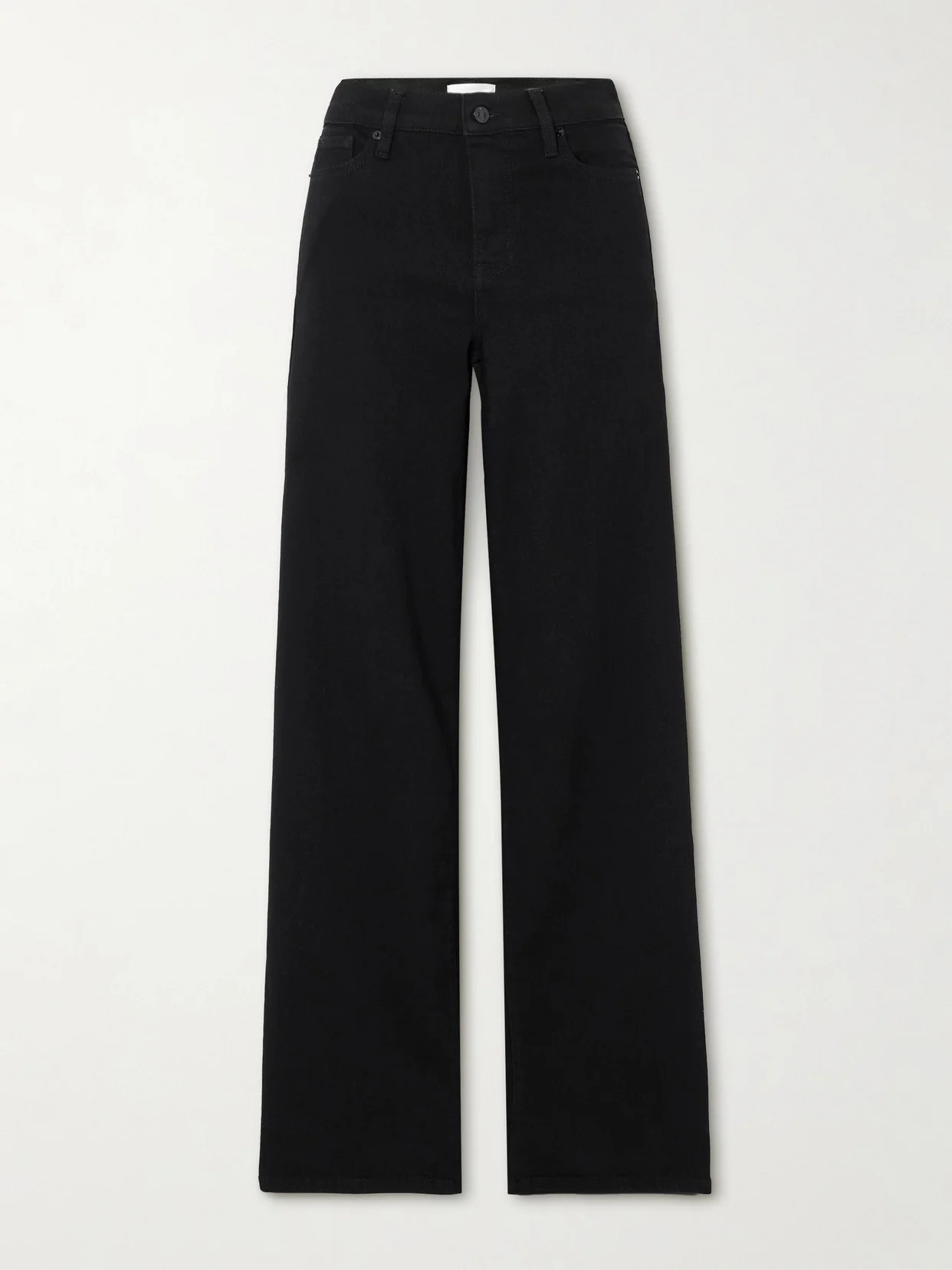 Slim Palazzo Long High-rise Wide-leg Jeans - 1