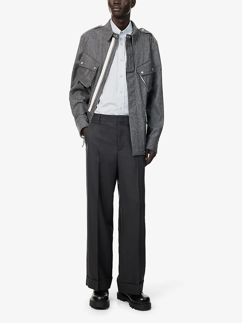 Givenchy Monogram Short-Sleeves Relaxed-Fit Cotton-Poplin Shirt outlook