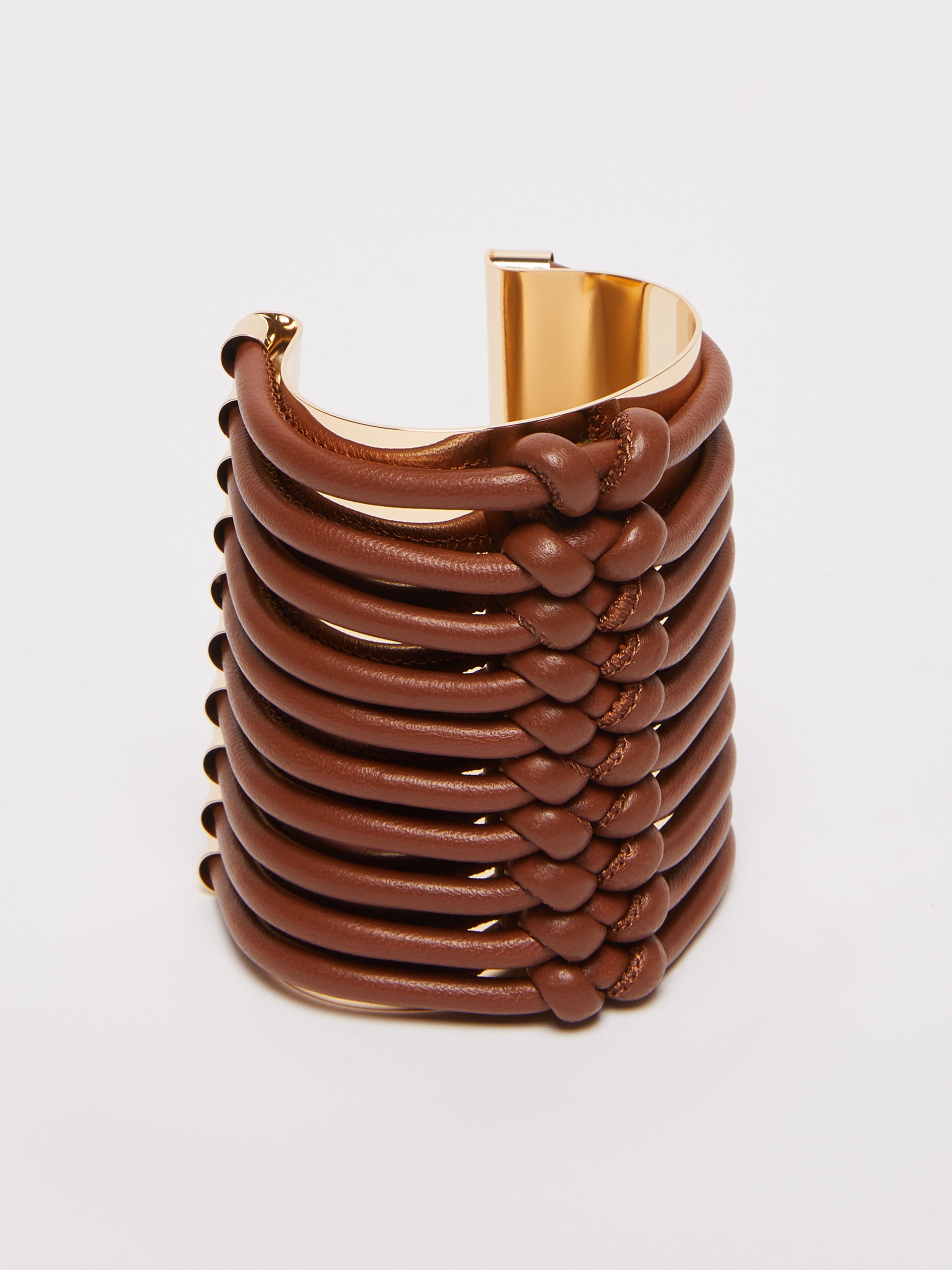 MUSCHIO Wide leather bracelet - 1