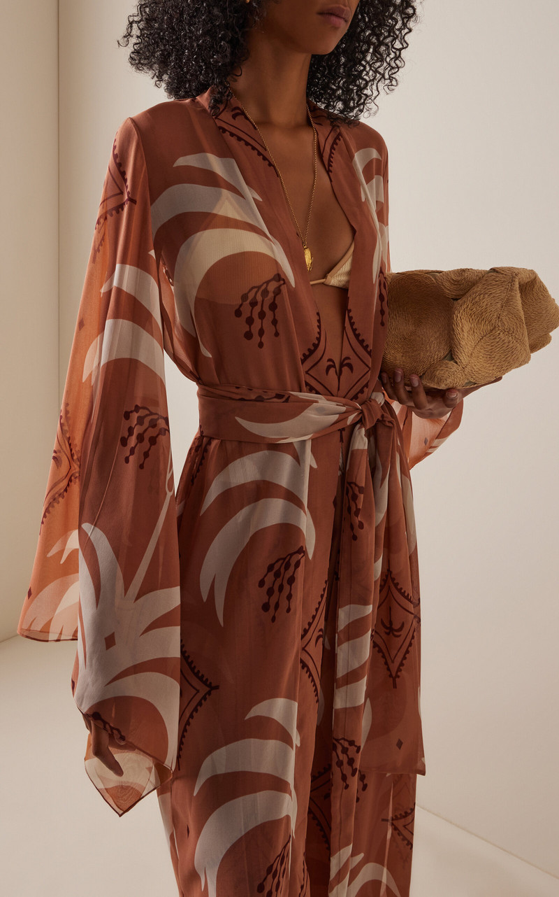 Johanna Ortiz Amazon Printed Cover-Up neutral outlook