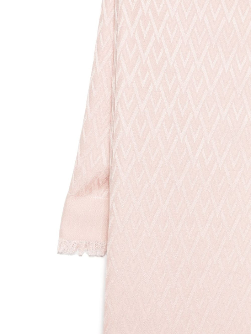 Valentino Toute La V-jacquard scarf outlook