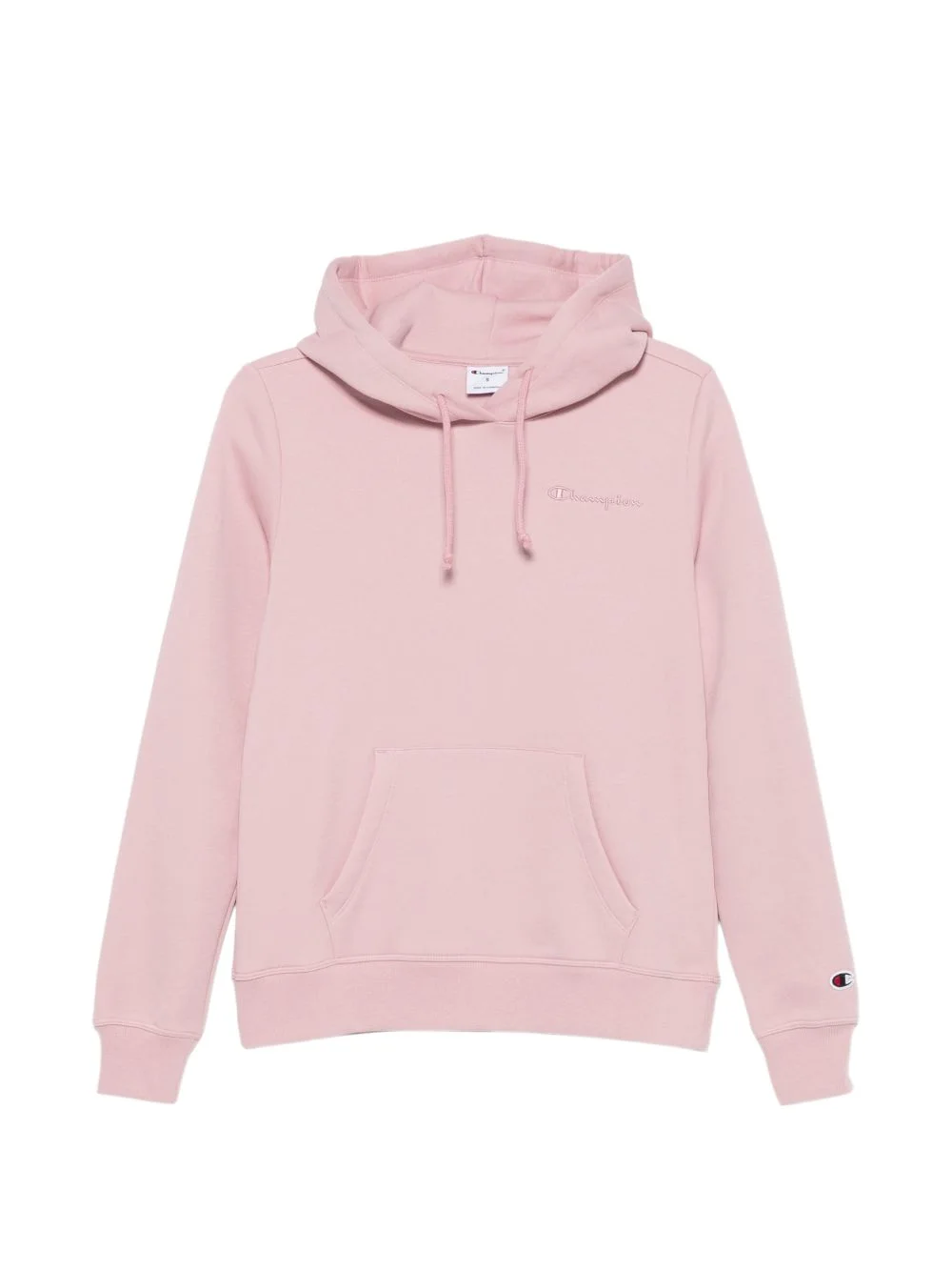 logo-embroidered hoodie - 1
