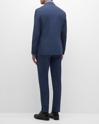 Canali Men's Plaid Super 130s Wool Suit outlook