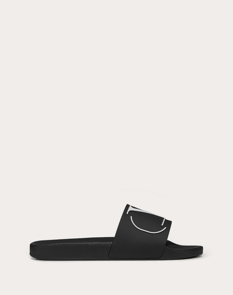 VLogo Signature Rubber Slide Sandal 1