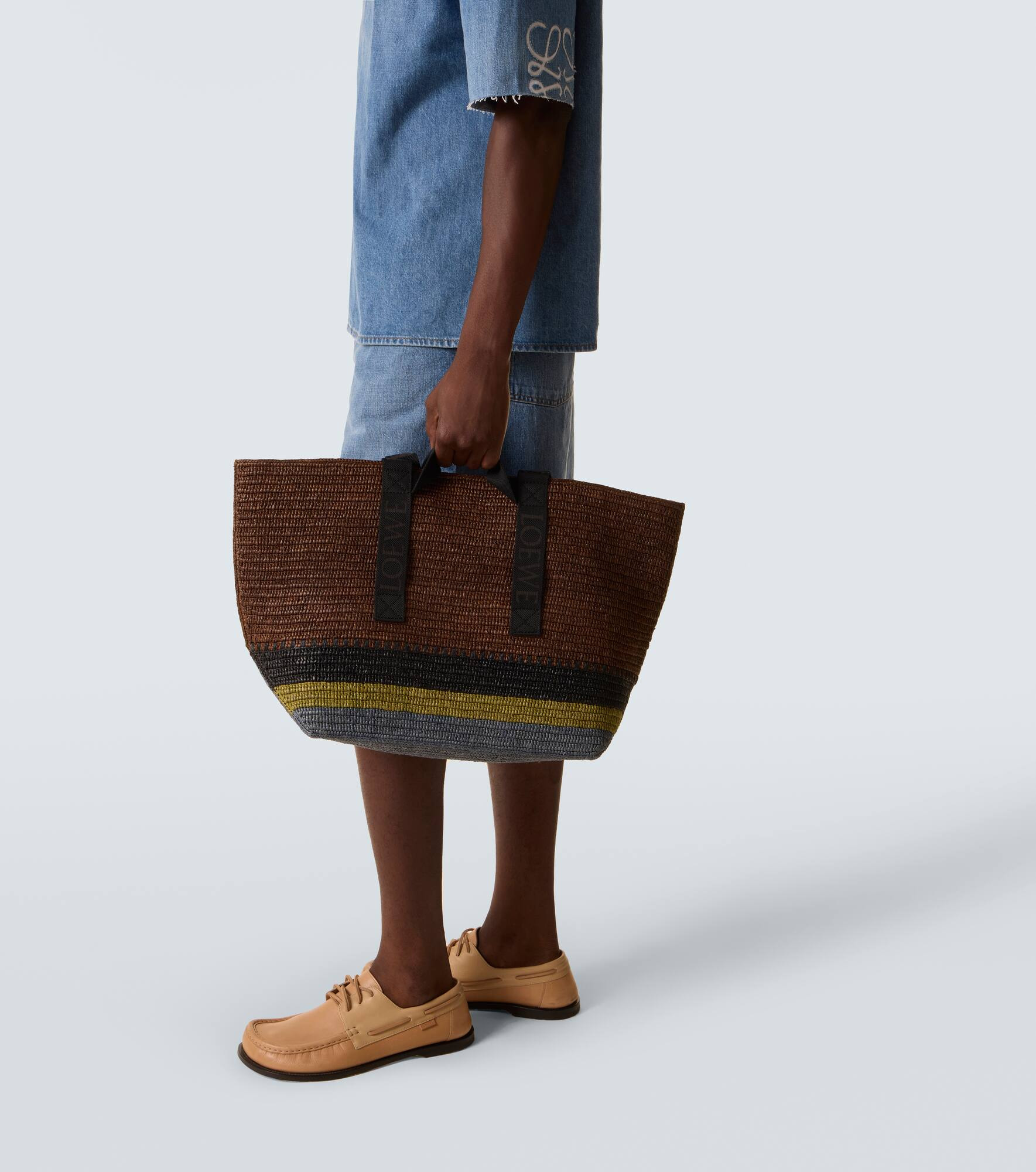 Fold raffia shopper - 2