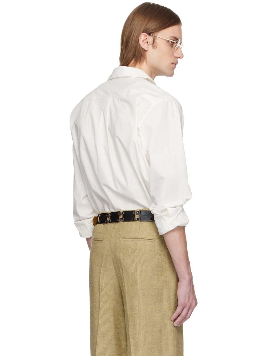White Funnel Shirt - 3
