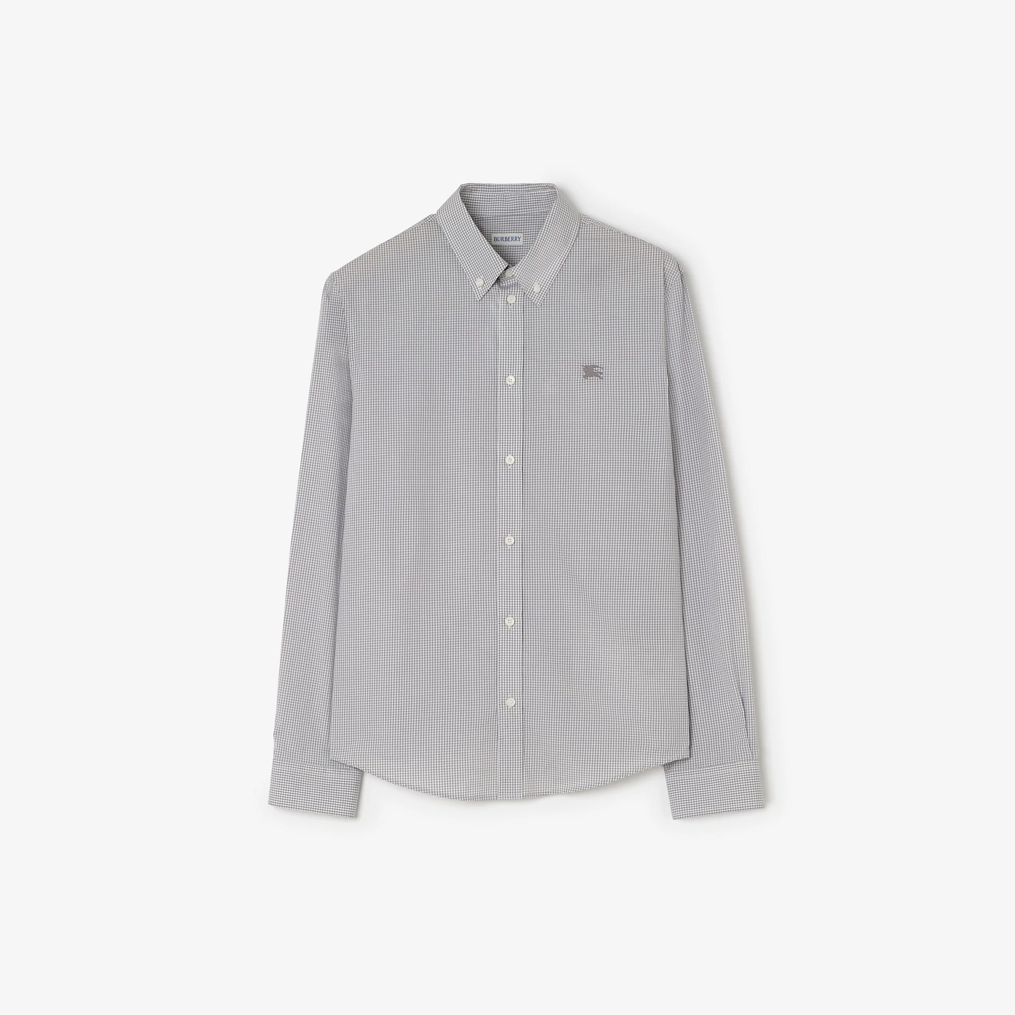 Classic Fit Gingham Cotton Shirt - 1