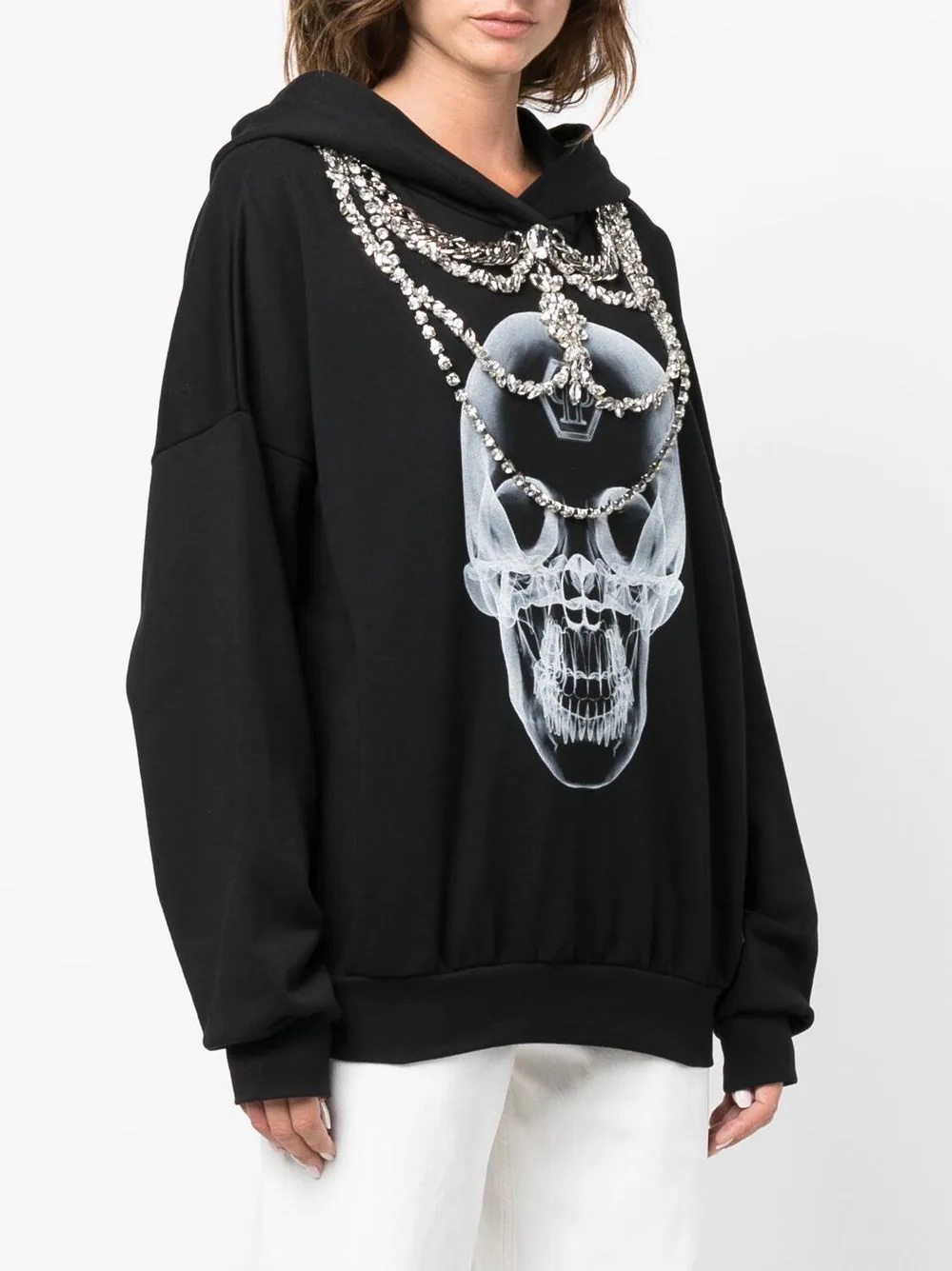 X-Ray crystal-embellished hoodie - 3
