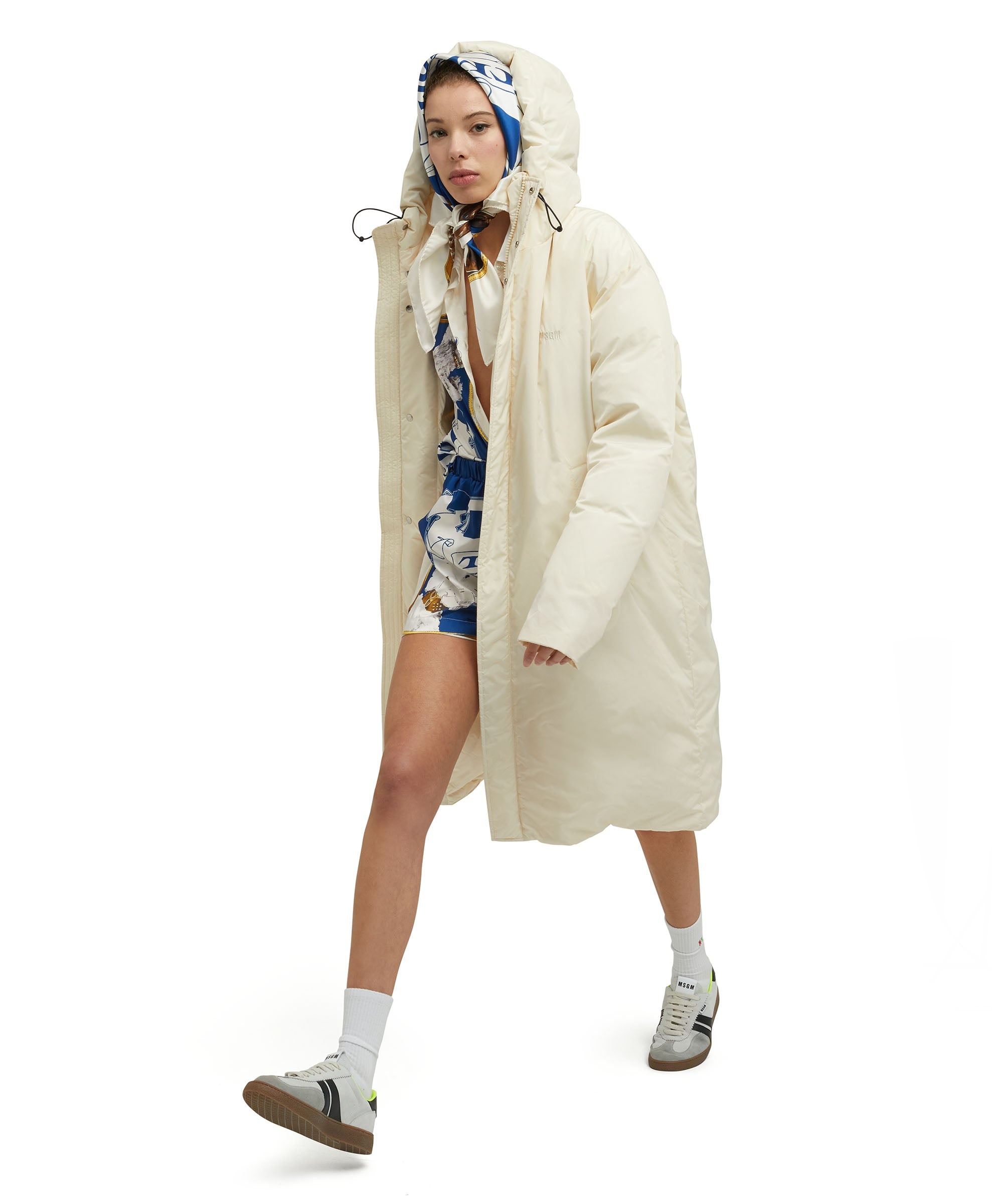 "Ripstop Nylon" long down jacket - 5