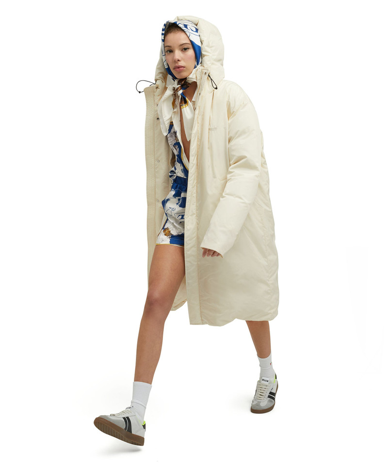 "Ripstop Nylon" long down jacket 5