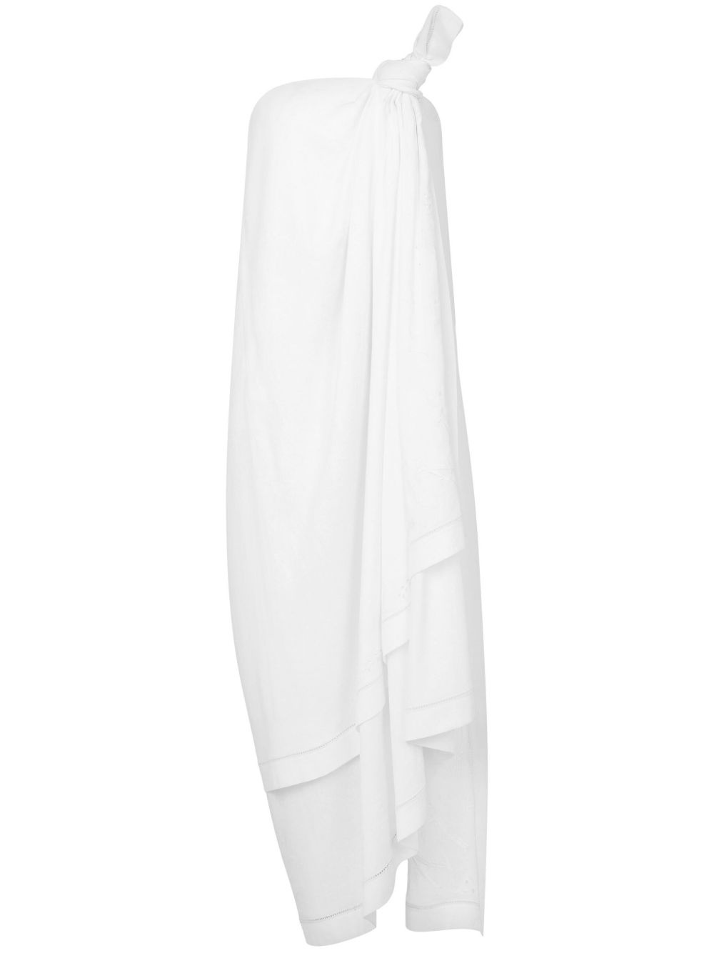 draped maxi dress - 1