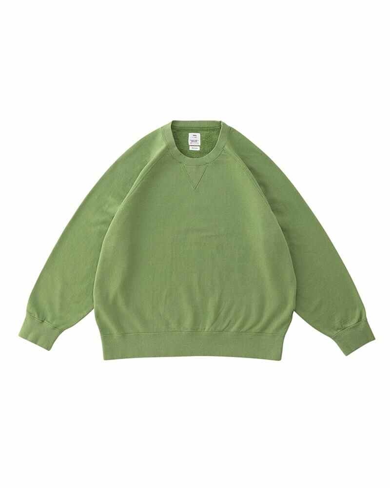AMPLUS CREW L/S W (C/WS) LT.GREEN - 1