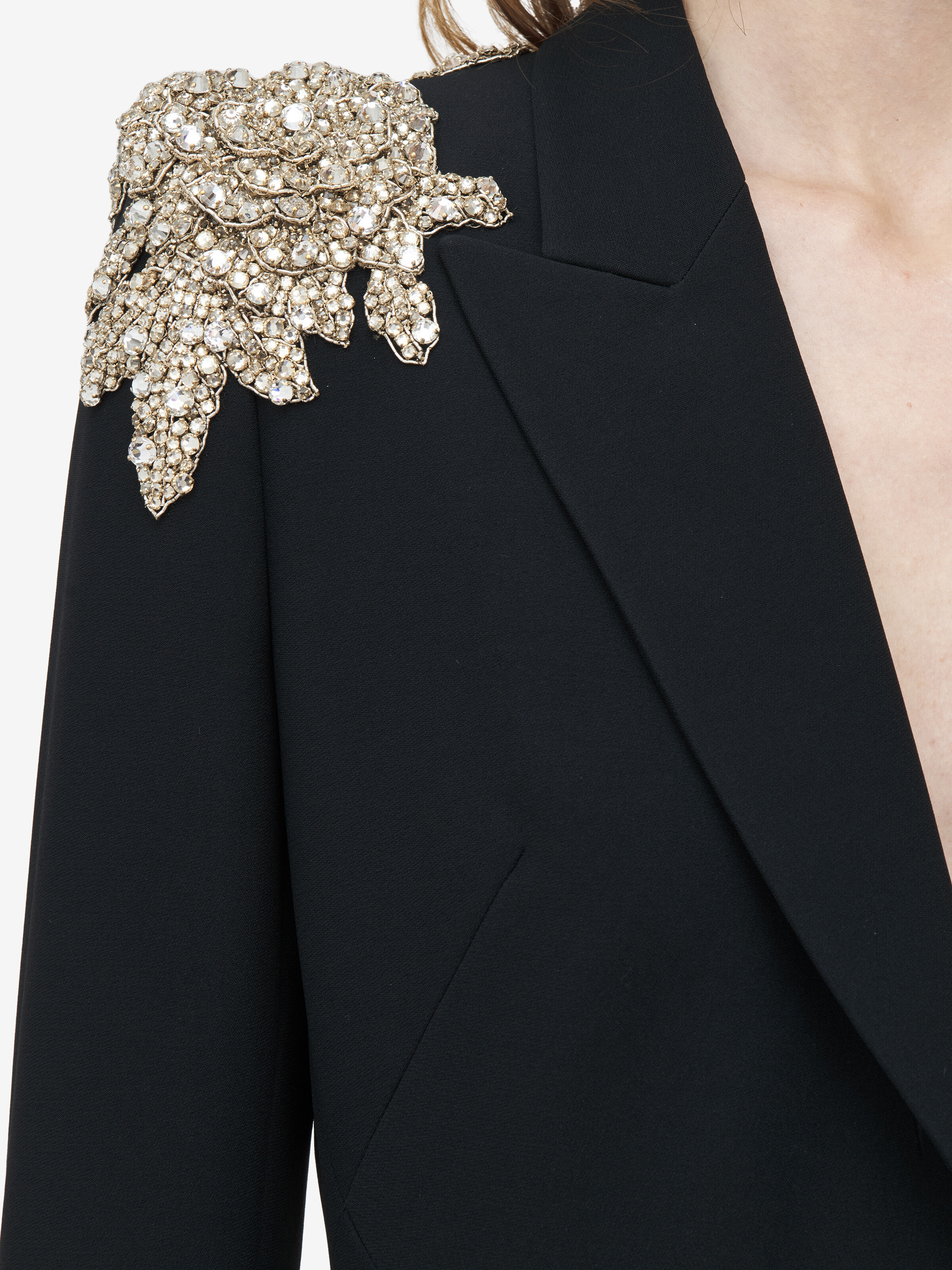 Peak Shoulder Embellished Jacket - 5