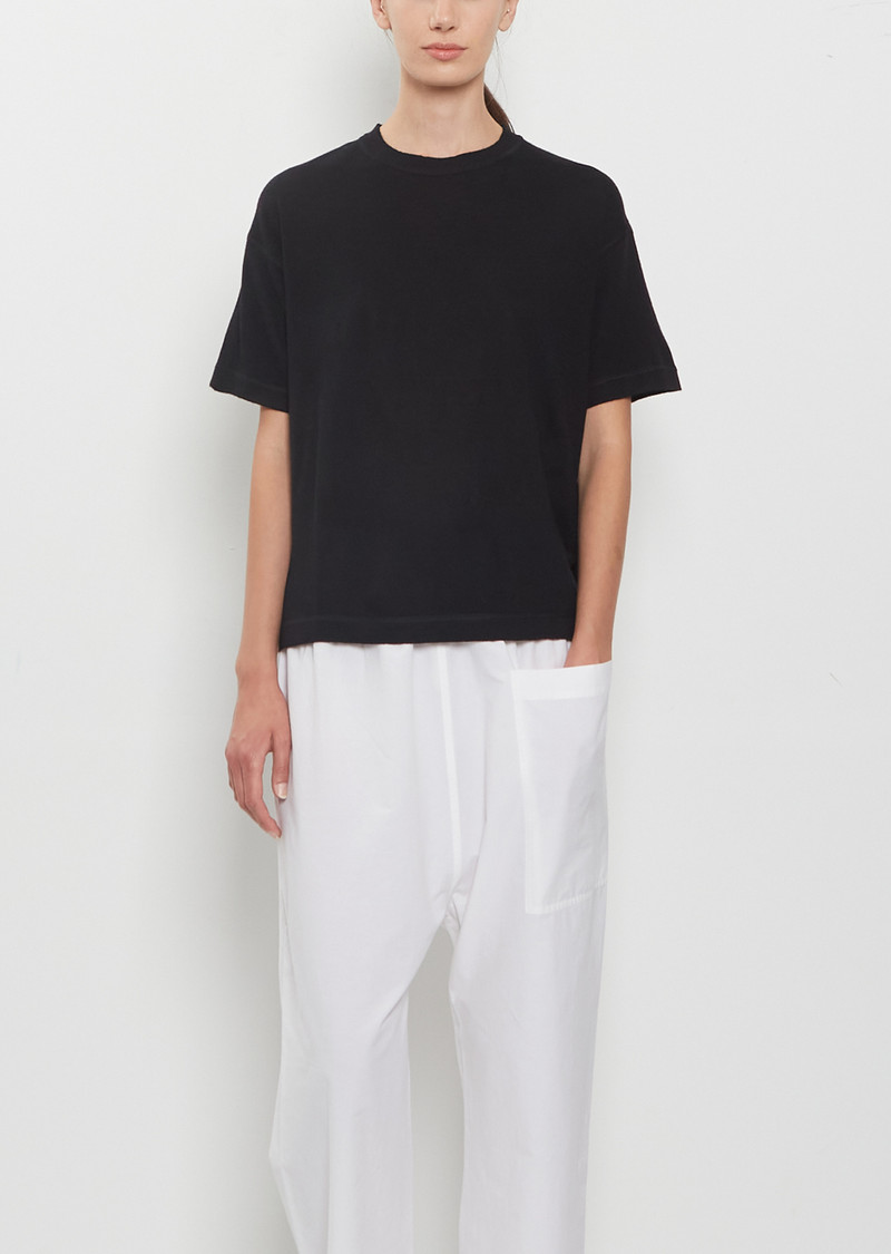 Marta Ultrafine Merino S/S T-Shirt — Black 1