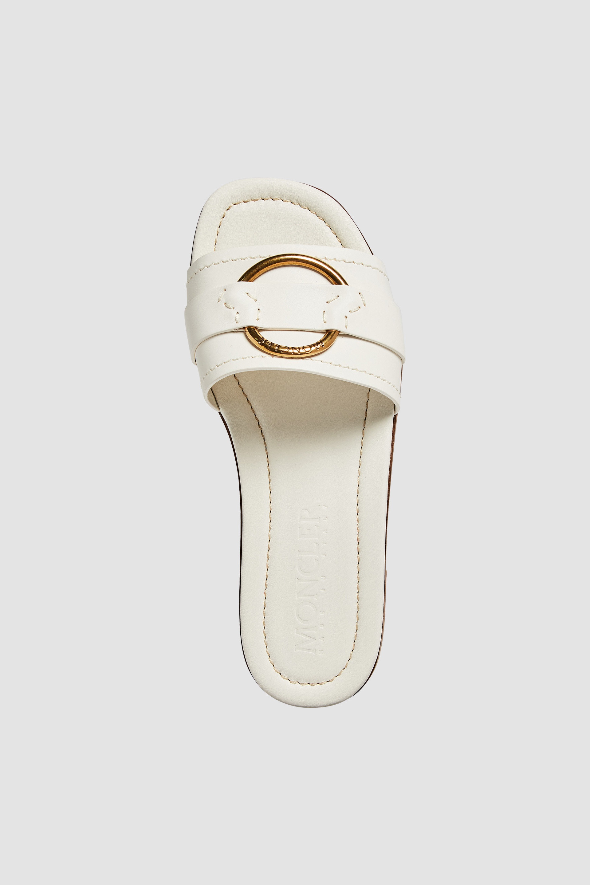Bell Leather Slides - 4