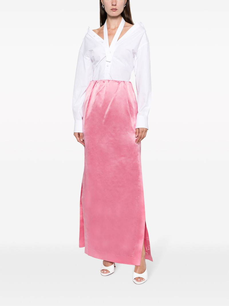 SA SU PHI crinkled silk maxi skirt outlook