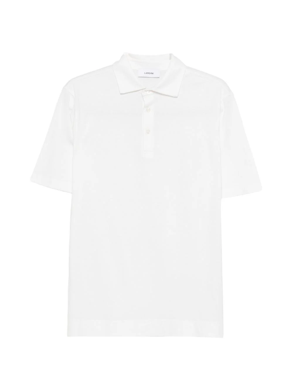 Cotton and silk polo shirt - 1