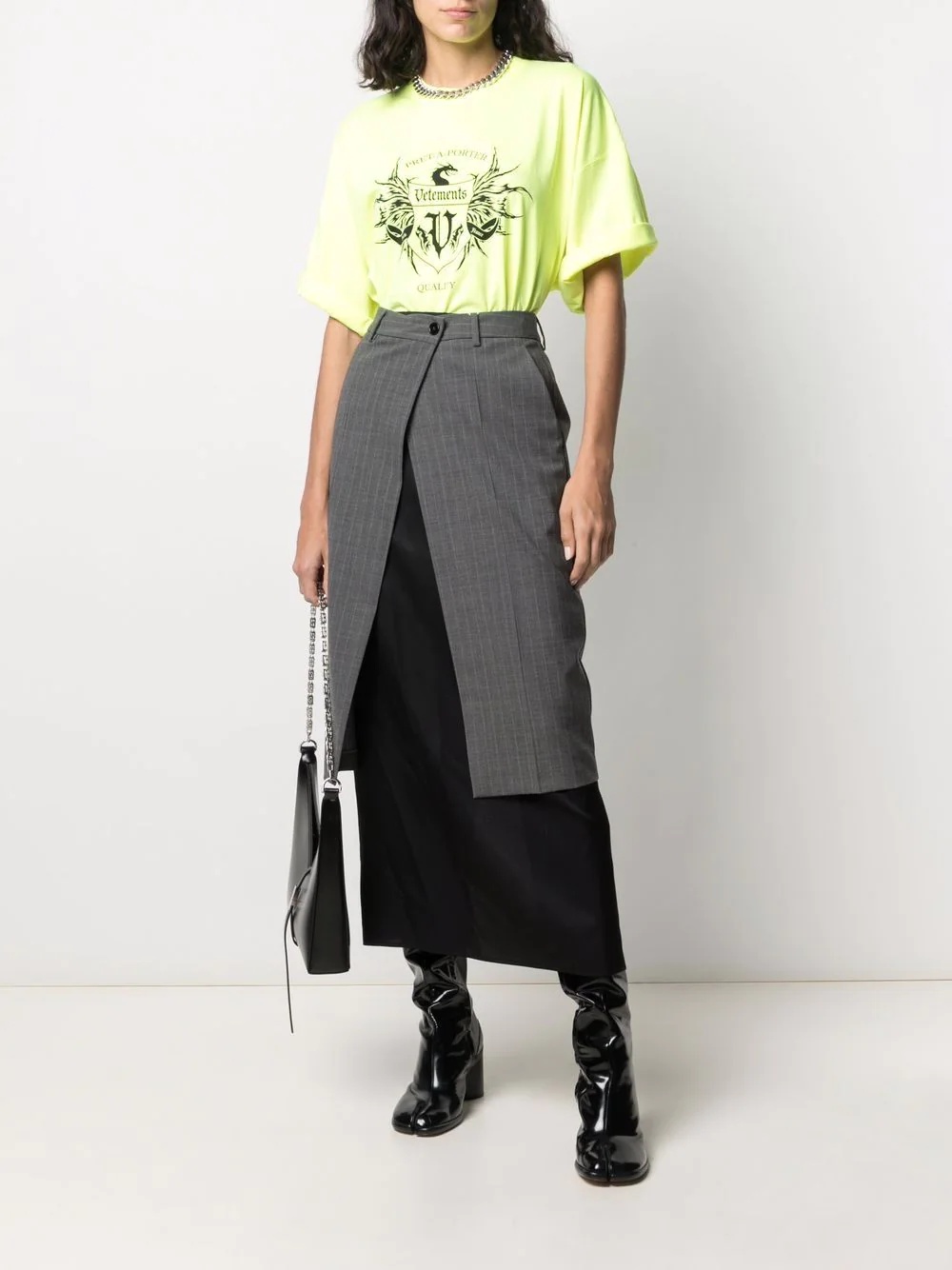 logo-print oversize T-shirt - 3