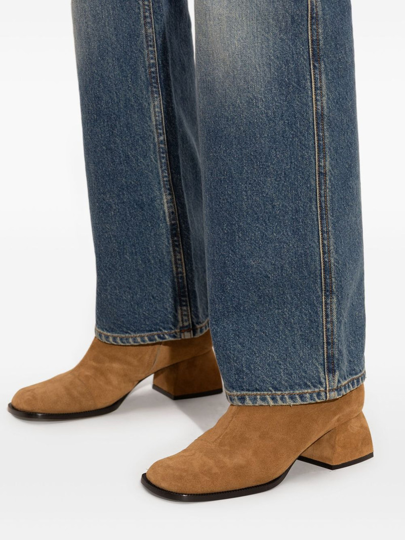 block-heel suede boots 5